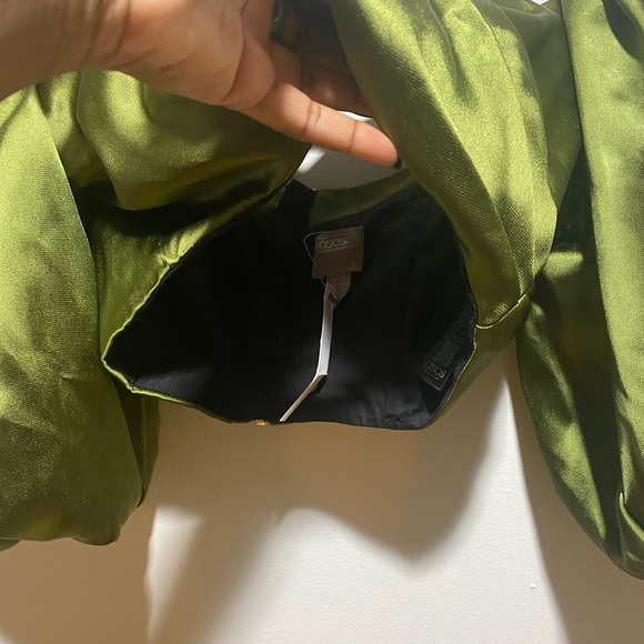 ASOS Edition off the shoulder pleat front crop top - Picture 7 of 9